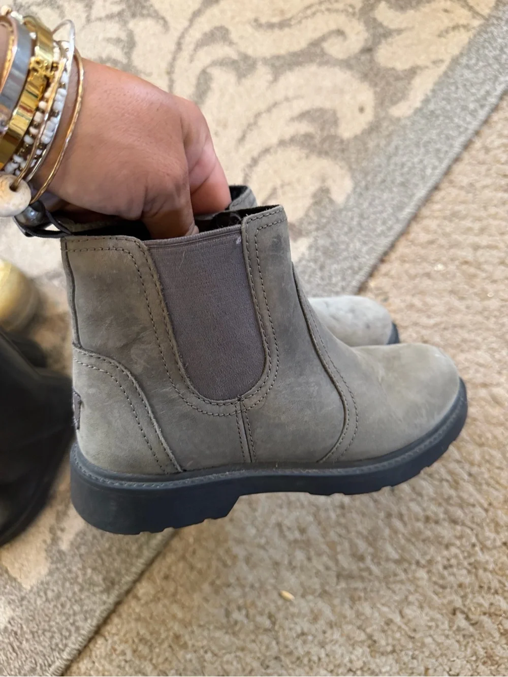 UGG Kids Grey Chelsea Boots